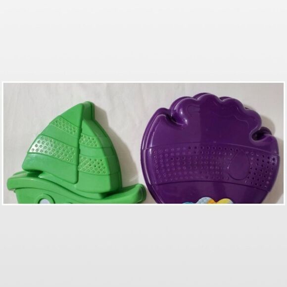 New Green & Purple Sand Toys Set Of 2 - Picture 2 of 14